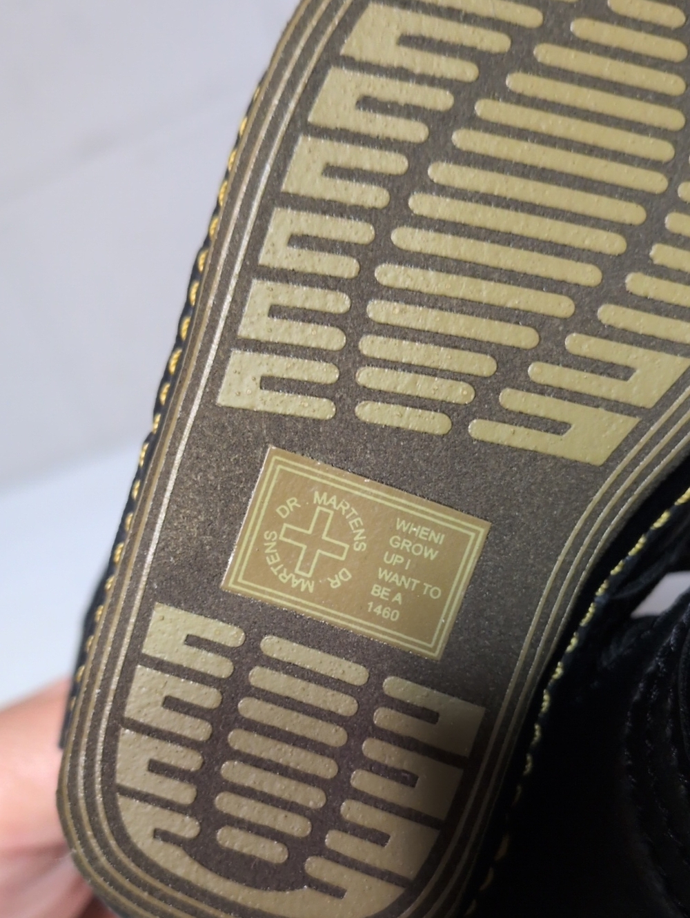 Dr. Martens Toddler Black Lace-Up Booties, Size 2, like new - Picture 5 of 6